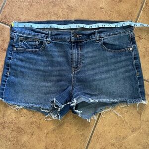 Old Navy Blue Jean Shorts Distressed Cutoff Style